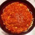 aginda3's cooksnap of when they made あのお店のトマトとにんにくのスパゲッティ.