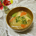 Laufen's cooksnap of when they made 簡単にも！かぶと絹厚揚げの味噌汁.
