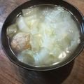 ばたみそーぱん☆'s cooksnap of when they made 白菜と春雨の肉団子スープ.