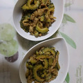 クックるん☆戦隊's cooksnap of when they made ゴーヤと豚ばら肉のオイマヨ炒め.