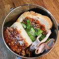 Ruriluru's cooksnap of when they made 残りのミートソース乗せ☆チーズトースト.