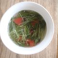 みるく茶's cooksnap of when they made 中華風★水菜とトマトさっぱりスープ☆簡単.