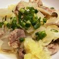 お塩と砂糖's cooksnap of when they made うどんスープで♪白菜と豚バラのかんたん煮.