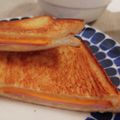 メイプル⌘'s cooksnap of when they made フライパンでとろ〜りホットサンド☆.