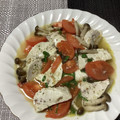 おはなすき's cooksnap of when they made 簡単10分！カジキのアクアパッツァ.