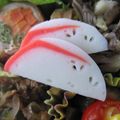 まねきねこにゃん's cooksnap of when they made わっ！可愛い～♪かまぼこハートの飾り.