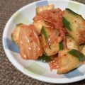 okapi☆☆'s cooksnap of when they made きゅうりとキムチの塩昆布和え.