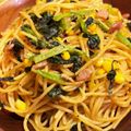 コケ子's cooksnap of when they made ほうれん草とベーコンのパスタ.