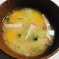ｂｅｒｒｙ＋'s cooksnap of when they made かぼちゃとベーコン味噌汁.