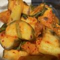 クックK3DI0Y's cooksnap of when they made 長芋と豚肉のキムチ炒め.