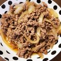 こはるママ♡'s cooksnap of when they made フライパン1つで合挽き肉の牛丼風.