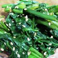 あや3069's cooksnap of when they made レンジで簡単！春菊のおひたし.