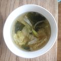 みるく茶's cooksnap of when they made 簡単！鶏ガラわかめレタススープ！卵無しも.