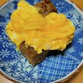 ☆ちょこたんち☆'s cooksnap of when they made てりたまハンバーグ☆ふわとろたまごの帽子.
