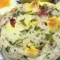 ゆけり３兄弟's cooksnap of when they made 梅しそチーズのなんちゃって焼きおにぎり.