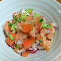 ちーまぐ's cooksnap of when they made デパ地下風★サクッと華やかセビーチェ.