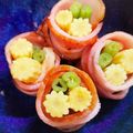 MizuhoBank's cooksnap of when they made ✿ベビーコーンとインゲンのベーコン巻き✿.