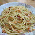 マキさん。's cooksnap of when they made しめじと桜エビの白だし和風パスタ.