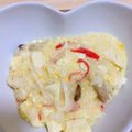 ももゆみ1230's cooksnap of when they made 豆腐とカニかまのほっこり雑炊(*´▽｀*.
