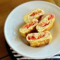 マルんちの丸顔's cooksnap of when they made プチトマトでコンソメ味の卵焼き♡.