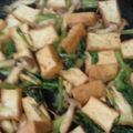 鶏皮坊主's cooksnap of when they made 厚揚げと小松菜のごま味噌炒め.