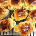 峰☆子's cooksnap of when they made 手ごねで簡単！レーズンロールパン.