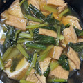 HomaRuu's cooksnap of when they made 厚揚げと小松菜の含め煮.
