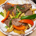 nobomari's cooksnap of when they made 簡単！牛肉とポテトの焼肉のタレ炒め.