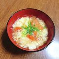もふもふクロさん's cooksnap of when they made ヘルシー\♡/トマトと溶き卵のお味噌汁〜.