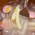 クックLZ7E8G☆'s cooksnap of when they made 大根いっぱいソーセージのスープ.