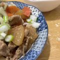 meyuyu's cooksnap of when they made レンジで下ゆで＊大根と豚肉のこってり炒め.