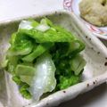 醤油☆世界一's cooksnap of when they made 簡単おつまみ！白菜にんにく漬け.