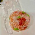 komutatata's cooksnap of when they made 枝豆おにぎり♪明太子in.