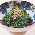 みぽぽ37's cooksnap of when they made 春菊の柚子胡椒マヨ和え.