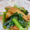オウジリリノエ's cooksnap of when they made ほっと美味しい~小松菜と薩摩揚げの煮物.