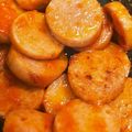 なーなちゃん's cooksnap of when they made おさかなソーセージのコチュマヨ焼き.