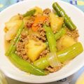 tonmyee's cooksnap of when they made ひき肉でささっと作る肉じゃが.