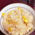ママメイン！時々子供's cooksnap of when they made 炊飯器で簡単！バター醤油コーンライス.