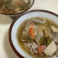 papikun's cooksnap of when they made けんちん蕎麦にも。けんちん汁さん.