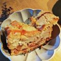 YMT☆'s cooksnap of when they made 簡単！りんごのクランブルチーズケーキ♡.