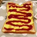sanychang's cooksnap of when they made 簡単☆スクランブルエッグトースト.