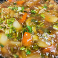 料理男子部's cooksnap of when they made 椎茸入り♪カブとひき肉のとろとろあん.