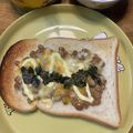 ちゃっくーん's cooksnap of when they made やみつき！納豆と海苔のチーズトースト.