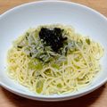 チョミ蔵's cooksnap of when they made しらすと野沢菜のパスタ.