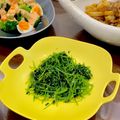 cra's cooksnap of when they made レンジで簡単！さっぱり豆苗のゴマポン和え.