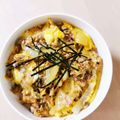 干芋くん's cooksnap of when they made 鯖缶玉子とじ丼（親子丼風）.