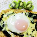 みっちゃん❇️68's cooksnap of when they made オートミールガレット(目玉焼き).