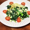 クックM96XDX☆'s cooksnap of when they made 冬の楽しみ☆ちぢみほうれん草の卵とじ.