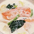 いとしのせん's cooksnap of when they made なめらか♪鮭と白菜のクリーム煮.