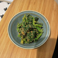 peanutsss's cooksnap of when they made ちぢみほうれん草のごま和え.